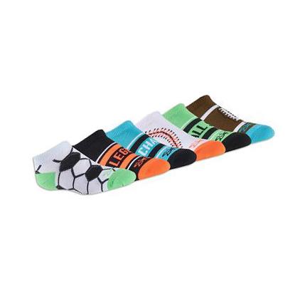 Fiú Skechers 6 Pack Low Cut Champ Zokni Színes | HU7305Q
