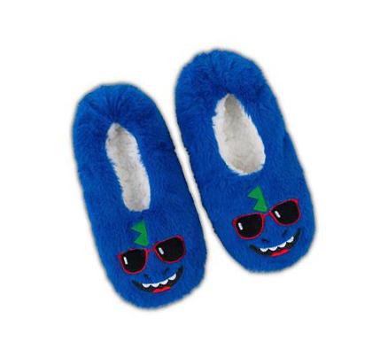 Fiú Skechers Cool Dino Papucs - 1 Pack Zokni Kék | HU7380B