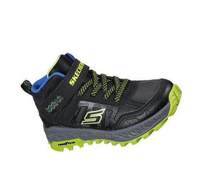 Fiú Skechers Fuse Tread - Trekor Csizma Fekete Zöld | HU7455E