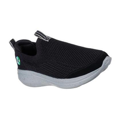 Fiú Skechers GO RUN Fast - Meltor Slip Ons Fekete | HU78530
