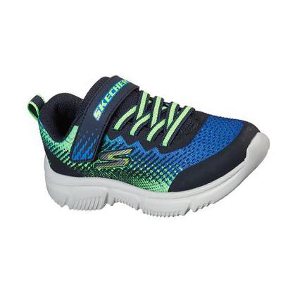 Fiú Skechers GOrun 650 - Norvo Tornacipő Sötétkék Zöld | HUA045D