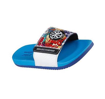 Fiú Skechers Gambix X - Skech-Revs Szandál Kék | HU7642A