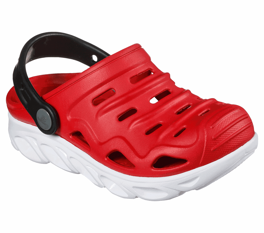 Fiú Skechers Hypno-Splash - Razder Slip Ons Piros | HU76514