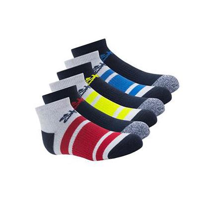 Fiú Skechers Low Cut Super Soft - 6 Pack Zokni Színes | HU7351E
