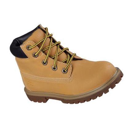 Fiú Skechers Mecca - Mitigate Csizma Barna | HU7403E