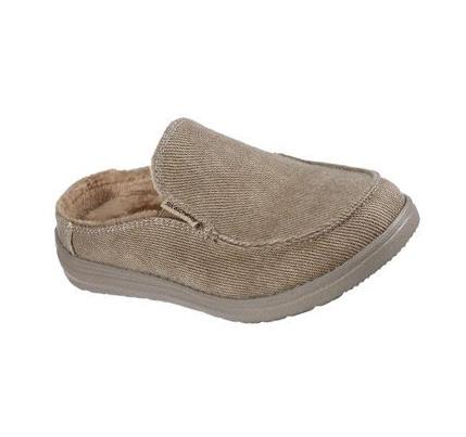 Fiú Skechers Melson - Comfy Time Alkalmi Cipő Barna | HU7478C