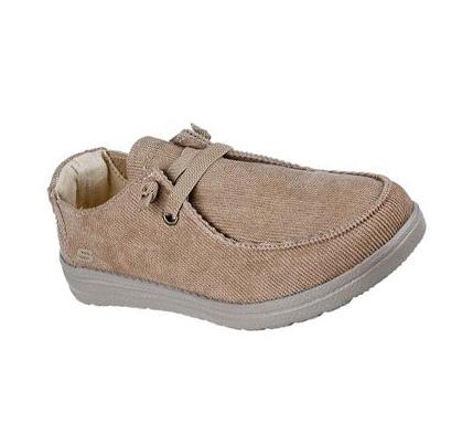 Fiú Skechers Melson - Zandro Alkalmi Cipő Khaki | HU7505D