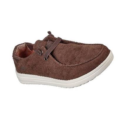 Fiú Skechers Melson - Zandro Alkalmi Cipő Barna | HU7517P