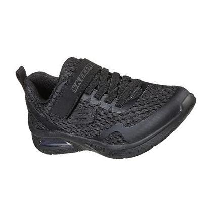Fiú Skechers Microspec Max - Torvix Tornacipő Fekete | HUA245X
