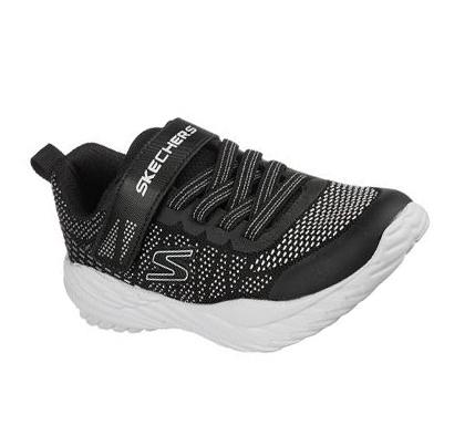 Fiú Skechers Nitro Sprint - Karvo Tornacipő Fekete Titán | HUI670L