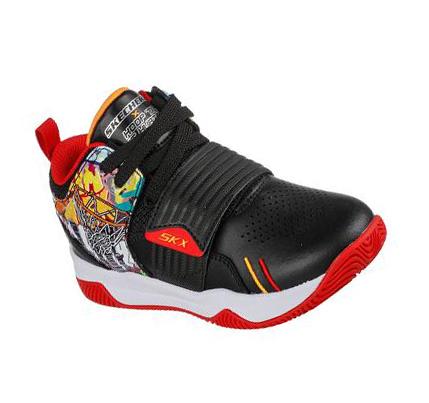 Fiú Skechers Powershot - Skech-Hops Tornacipő Fekete Színes | HU8001E