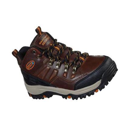Fiú Skechers Relment - Traven Csizma Barna | HU7401D