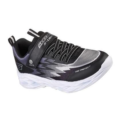 Fiú Skechers S Lights: Vortex-Flash - Zorent Tornacipő Fekete Szürke | HUI270B