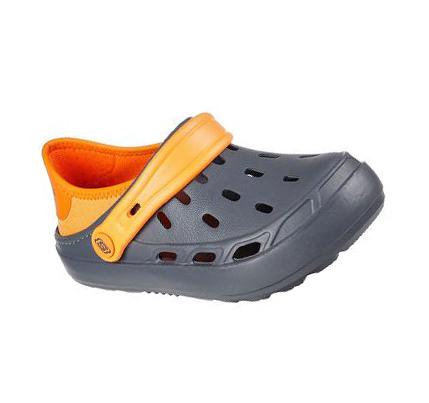 Fiú Skechers Swifters II Slip Ons Szürke Narancssárga | HU7680S