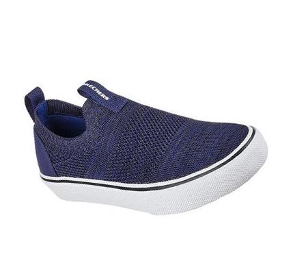 Fiú Skechers Utcai Fame - Zakred Alkalmi Cipő Sötétkék | HU75260