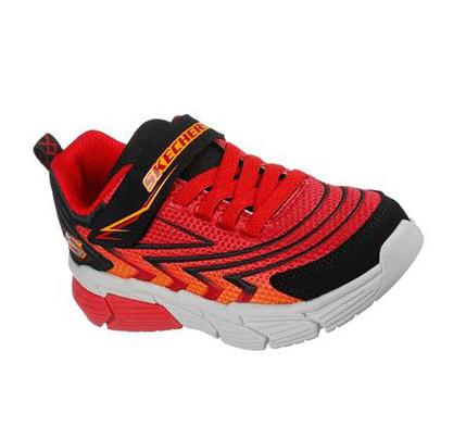 Fiú Skechers Vector-Matrix - Voltonik Tornacipő Piros Fekete | HUI470L