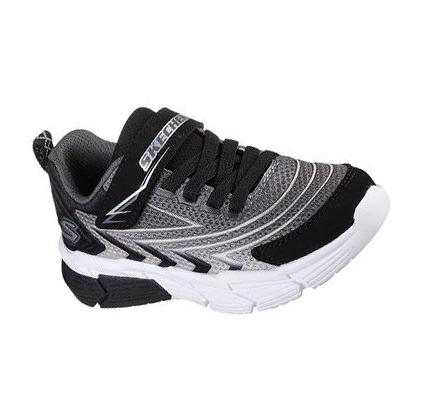 Fiú Skechers Vector-Matrix - Voltonik Tornacipő Szürke Fekete | HUI4958