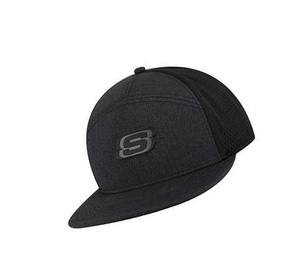 Férfi Skechers 7-Panel Triple S Trucker Kalap Szürke Fekete | HUI600L
