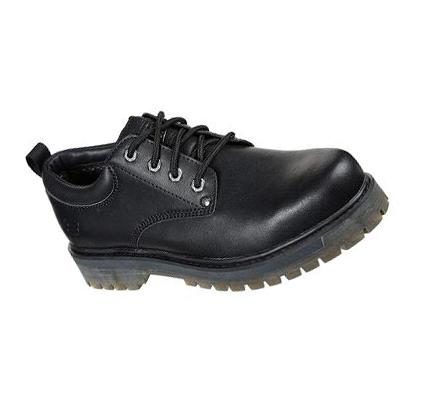Férfi Skechers Alley Cats - Mesago Oxford Cipő Fekete | HUI236L
