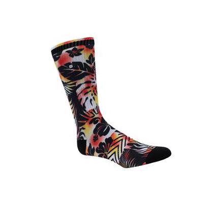 Férfi Skechers Aloha Tie-Dye Crew - 1 Pair Zokni Színes | HUI714A