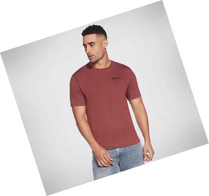 Férfi Skechers Apparel DRI-RELEASE SKX Póló Barna | HU3039D