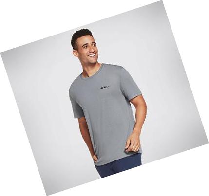 Férfi Skechers Apparel DRI-RELEASE SKX Póló Szürke | HU3050L