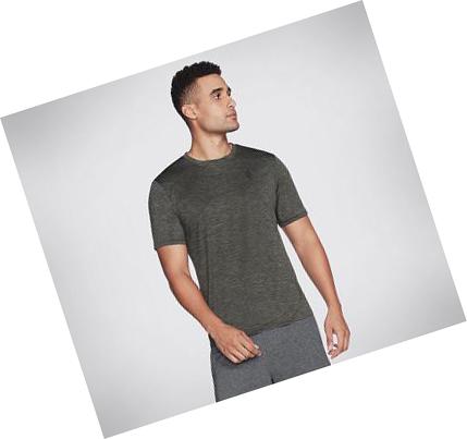 Férfi Skechers Apparel On the Road Póló Olivazöld | HUA489E