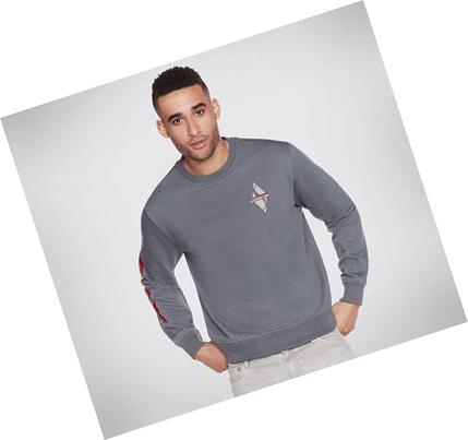 Férfi Skechers Apparel SKX Restore Crew Fleece Kapucnis Pulóver Szürke | HUA875B