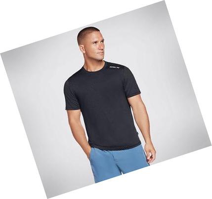 Férfi Skechers Apparel Skech-Air Póló Fekete | HU31645