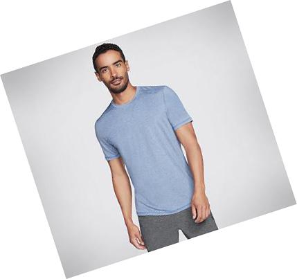 Férfi Skechers Apparel Skech-Air Póló Kék | HU3162C