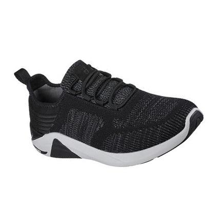 Férfi Skechers Arch Fit A-Linear - Burrows Slip Ons Fekete Szürke | HU7562B