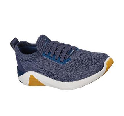 Férfi Skechers Arch Fit A-Linear - Eaton Slip Ons Sötétkék | HU75253