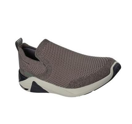 Férfi Skechers Arch Fit A-Linear - Rune Slip Ons Olivazöld | HU75000