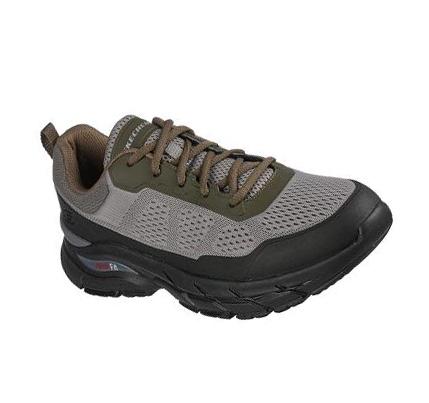 Férfi Skechers Arch Fit Baxter - Pendroy Oxford Cipő Szürke Fekete | HUI536K