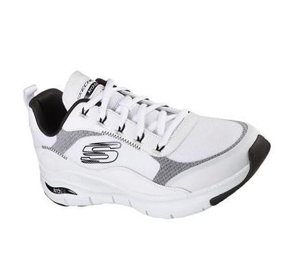 Férfi Skechers Arch Fit - Cool Oasis Edzőcipő Fehér Fekete | HU5689G