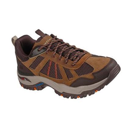 Férfi Skechers Arch Fit Dawson - Vortego Túracipő Barna | HU53830