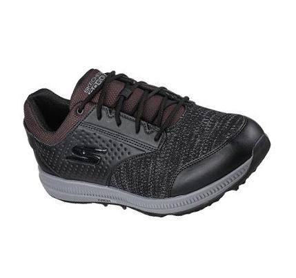 Férfi Skechers Arch Fit GO GOLF Elite 5 Range Golf Cipő Fekete Fehér | HUA1330