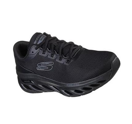 Férfi Skechers Arch Fit Glide-Step - Highlighter Gyalogló Cipő Fekete | HU6514L