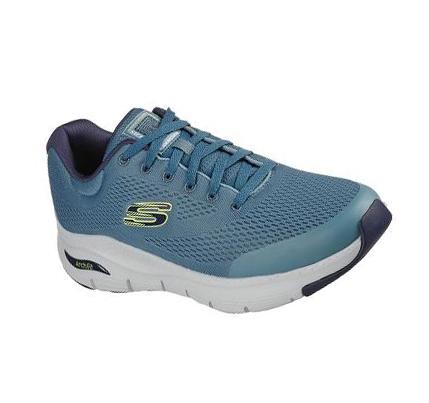 Férfi Skechers Arch Fit Gyalogló Cipő Kék | HU5614A