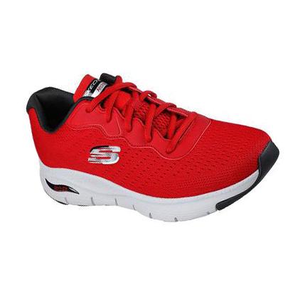 Férfi Skechers Arch Fit - Infinity Cool Edzőcipő Piros | HU5687E