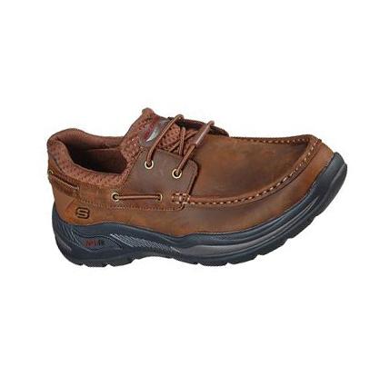 Férfi Skechers Arch Fit Motley - Hosco Vitorlás Cipő Barna | HU7906K