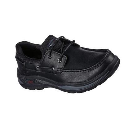 Férfi Skechers Arch Fit Motley - Hosco Vitorlás Cipő Fekete | HU79310