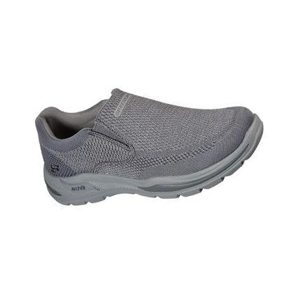 Férfi Skechers Arch Fit Motley - Vaseo Slip Ons Szürke | HUI9574