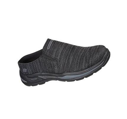 Férfi Skechers Arch Fit Motley - Vernal Alkalmi Cipő Fekete | HUI932L
