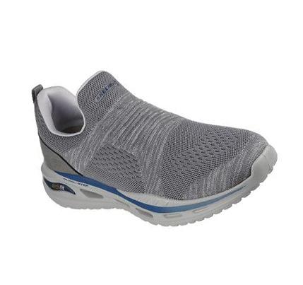 Férfi Skechers Arch Fit Orvan - Denison Slip Ons Szürke | HUI8573