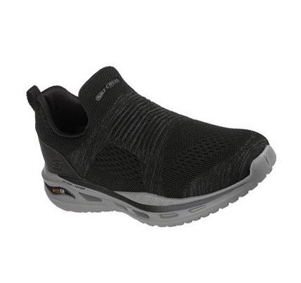 Férfi Skechers Arch Fit Orvan - Denison Slip Ons Fekete | HUI868B