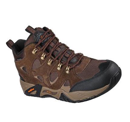 Férfi Skechers Arch Fit Recon - Beyonder Oxford Cipő Csokoládé | HU3368L