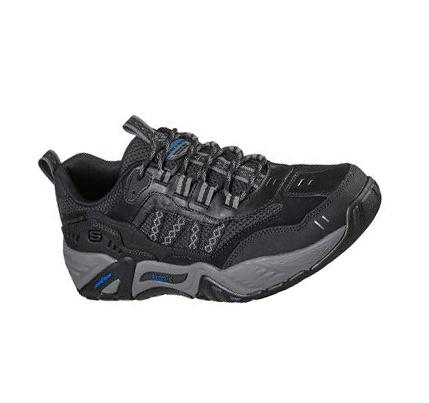Férfi Skechers Arch Fit Recon - Jericko Oxford Cipő Fekete | HUI661D