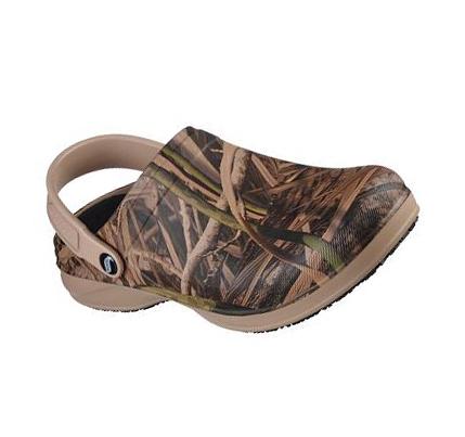 Férfi Skechers Arch Fit: Riverbound SR Munkacipő Camo | HU6186A