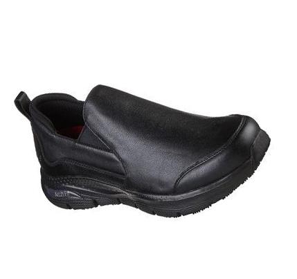 Férfi Skechers Arch Fit SR - Genty Munkacipő Fekete | HU71118